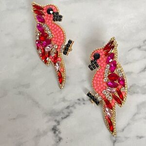 ZARA BIRD CRYSTAL EARRINGS